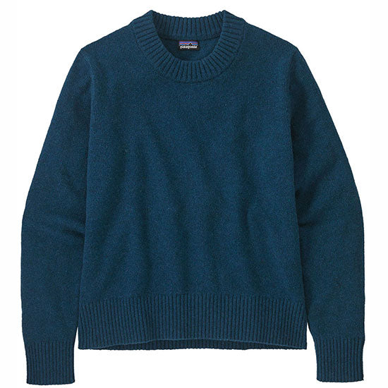 Jersey W's Recycled Wool-Blend Crewneck Sweater - Lagom Blue