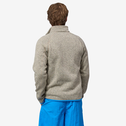 
                  
                    Jersey Better Sweater 1/4 Zip - Oar Tan w/Vessel Blue
                  
                