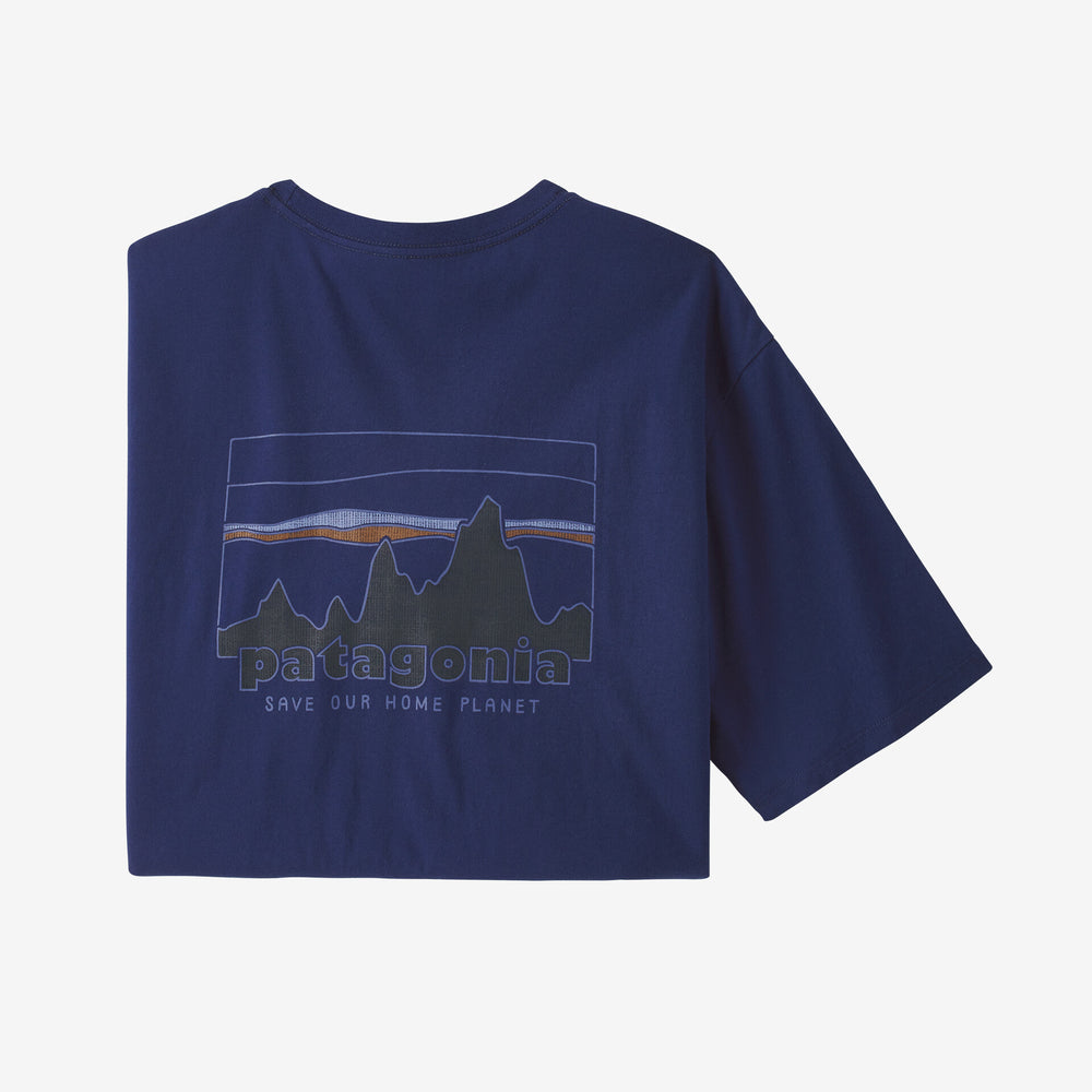 Camiseta '73 Skyline Organic - Sound Blue