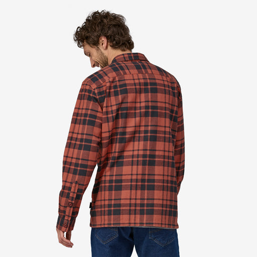
                  
                    Camisa Men's Organic Cotton Midweight Fjord Flannel - Ice Caps: Burl Red
                  
                