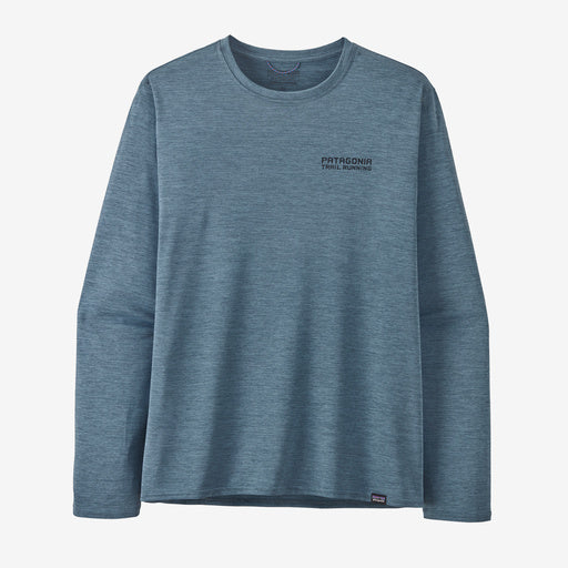 Camiseta L/S Cap Cool Daily Graphic Shirt Lands - Utility Blue X-Dye