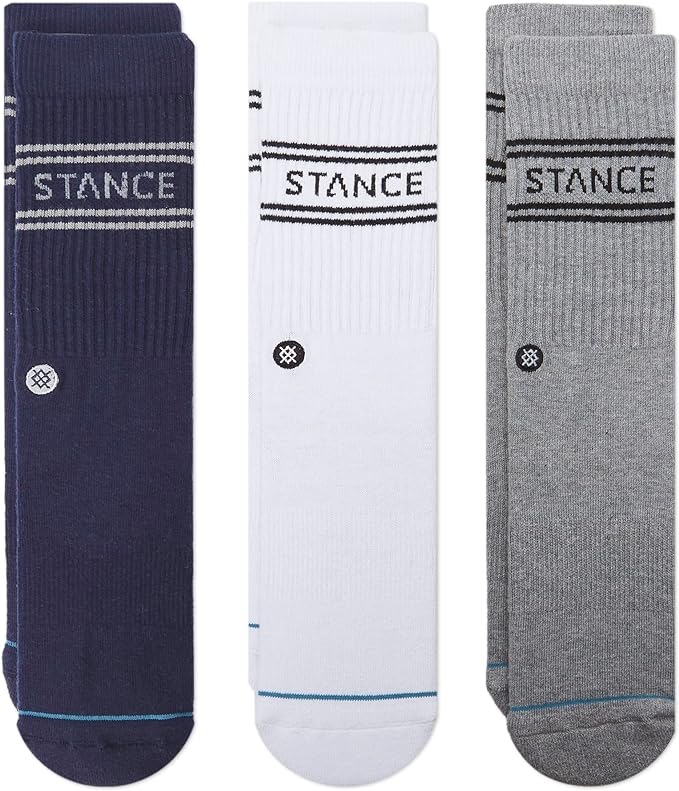 Calcetines basic 3 Pack Crew - Navy