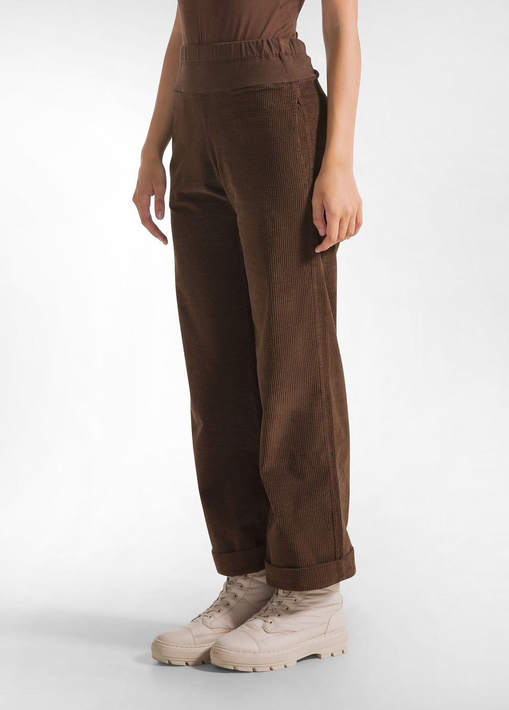 Pantalón Relaxed Corduroy - Glace Brown