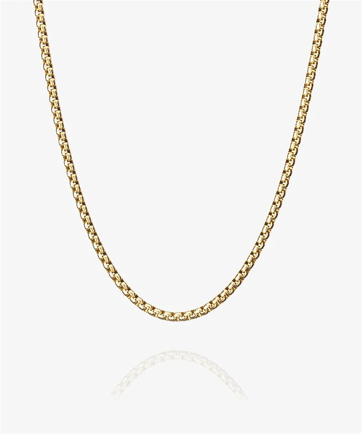 
                  
                    Cadena Boxchain Necklace - Gold
                  
                