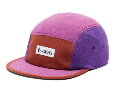 Gorra Fleece 5 Panel - Rusty and Mauve