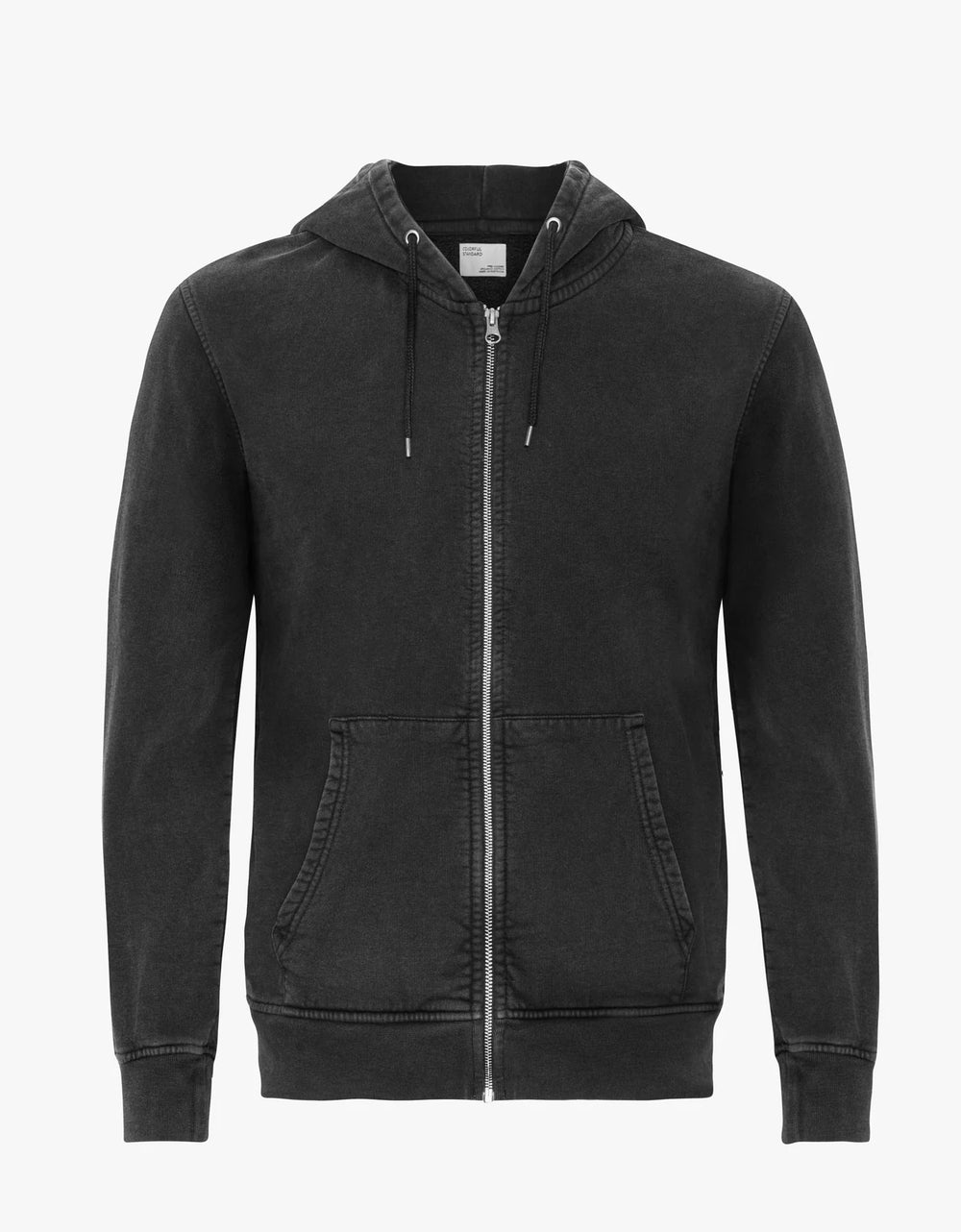 Jersey Classic Organic Zip Hood - Faded Black