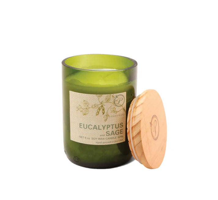 Vela Soy Wax Candle Eco - Eucalyptus & Sage