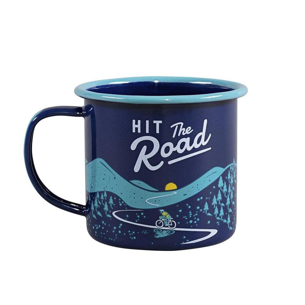 Taza Hit The Road Enamel Mug - Blue