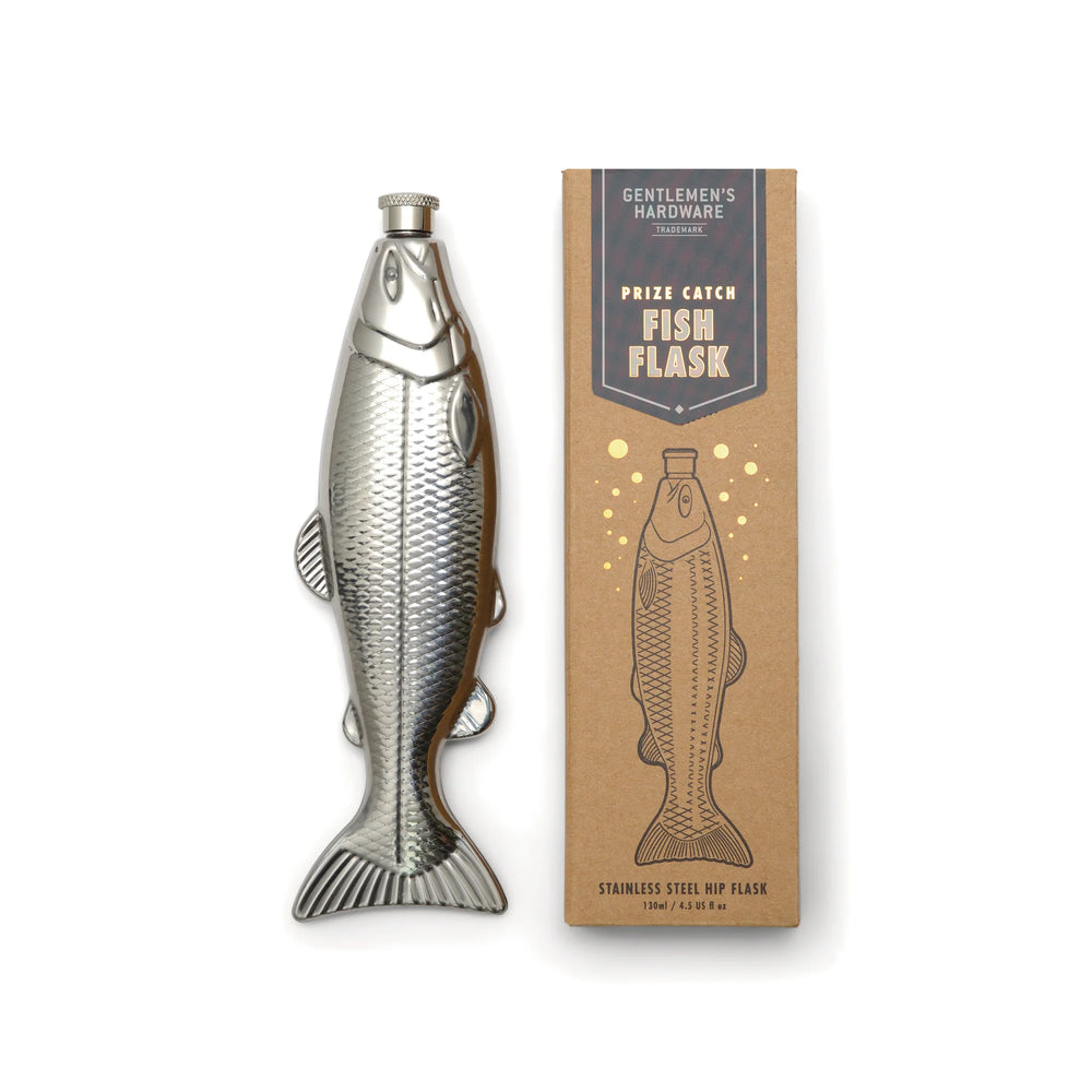 Petaca Fish Flask - Acero