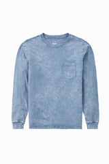 Camiseta Base Long Sleeve Tee - Spring Blue Sand Wash