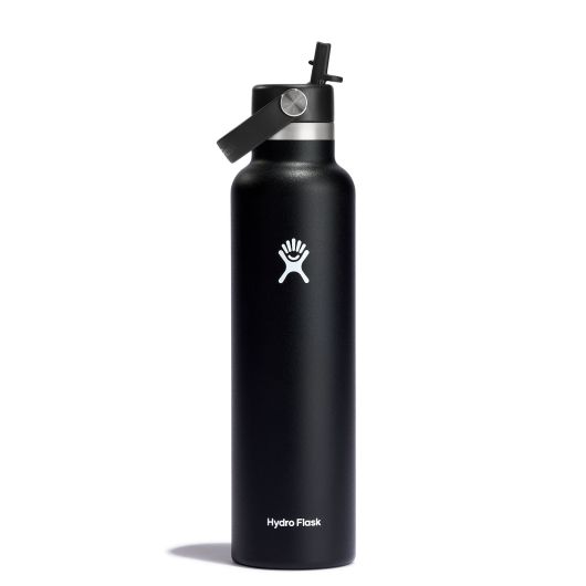 Botella Hydro Flask 21oz con Flex Straw Cap - Black