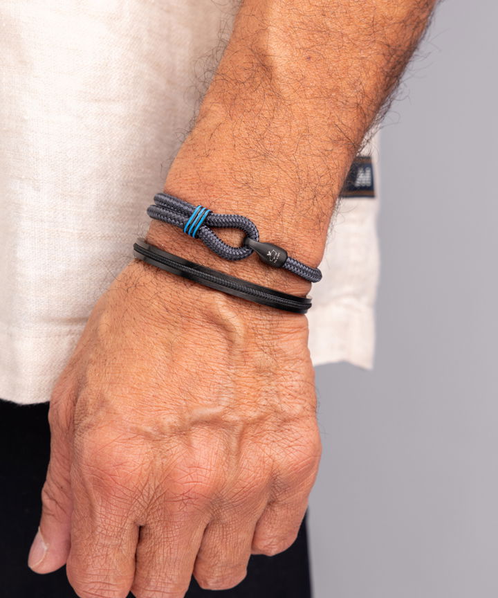 
                  
                    Pulsera Captain Carl - Slate Gray/Black
                  
                