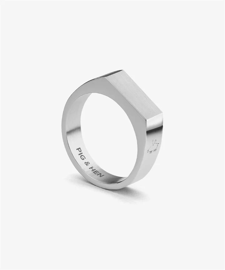 Anillo Signet Ring - Silver