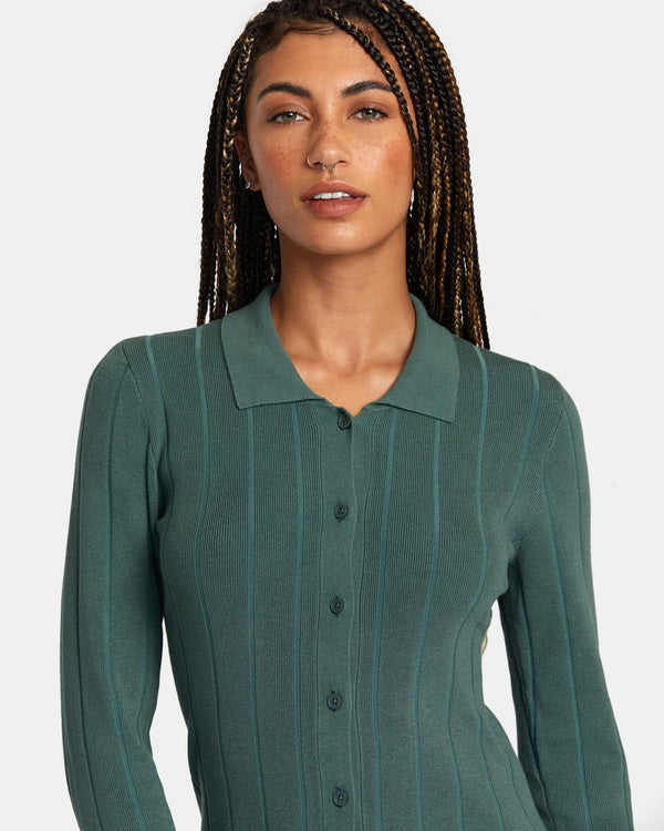 
                  
                    Vestido Meri Sweater - Spinach
                  
                