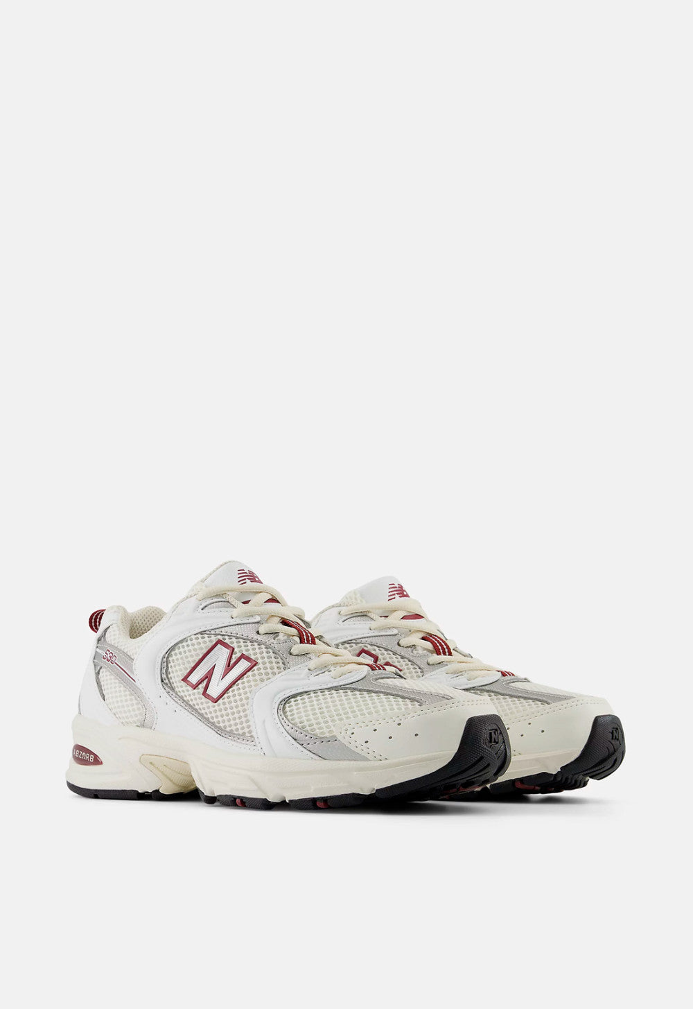 Zapatillas New Balance 530 - White/Burgundy