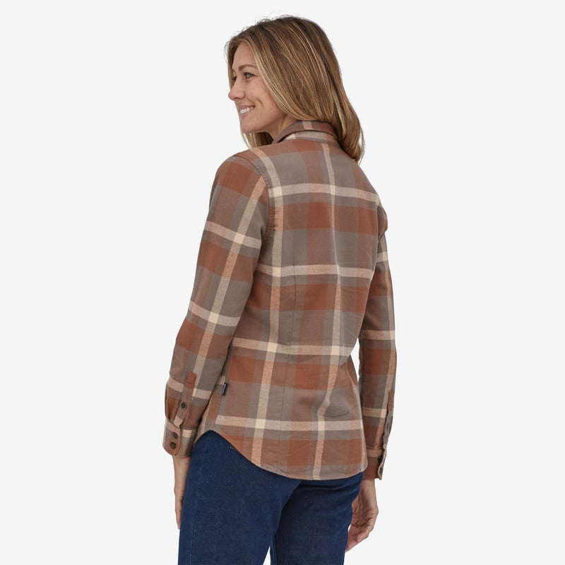 
                  
                    Camisa Women's Organic Cotton Midweight Fjord Flannel - Dusky Brown
                  
                