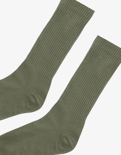 Calcetines Organic Active - Dusty Olive